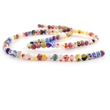 Mixed-Colour Millefiori Glass