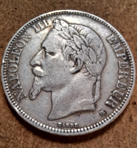 French francs 1870 silver - 5,