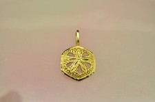 14K Yellow Gold Sand Dollar