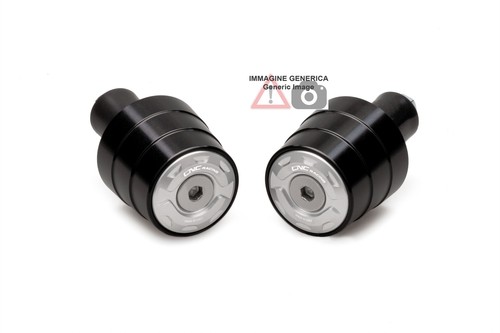 Handlebar ends gear silver - handlebar,