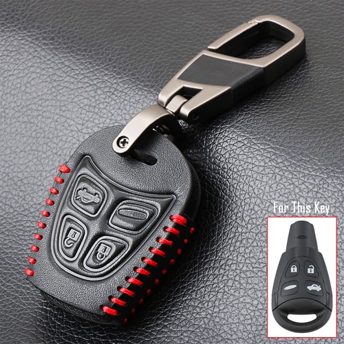 Leather car key - fob, case