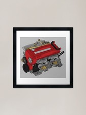 Rb26 engine sticker - sticker, art