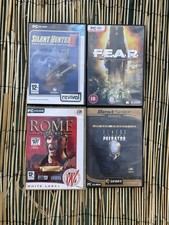 4 PC games bundle - Silent Hunter 2 - Fear Rome total war - Alien Vs Predator