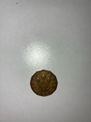 1942 three pence ww2 - three,