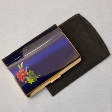 VINTAGE BRASS AND ENAMEL