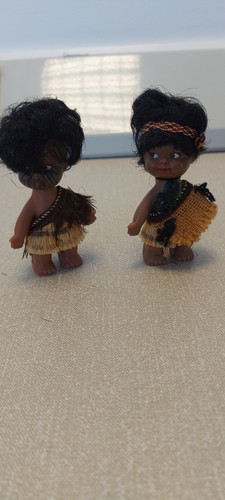 Vintage maori style dolls - maori,