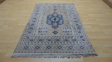 Oriental Carpet Rug Hand Made Wool Vintage Jaldar 6ft 2" x 4ft 2"