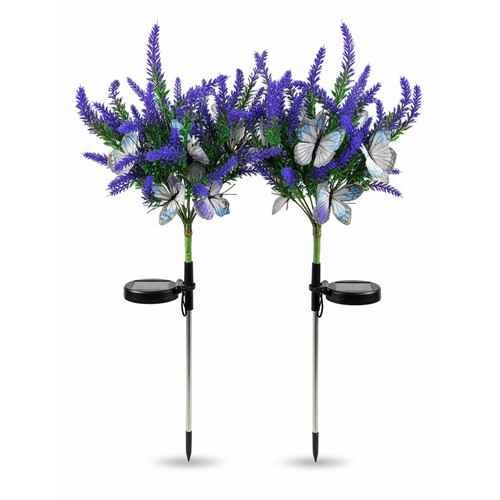 4pcs solar butterfly flowers - 2~4pcs,