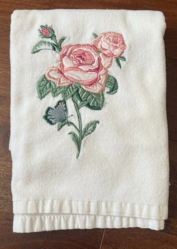 Vintage white embroidered - white,