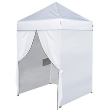 5x5ft White Outdoor Canopy w/