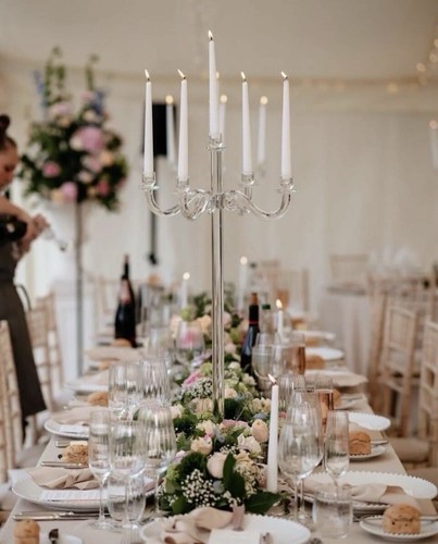 Crystal arm candelabras - arm,