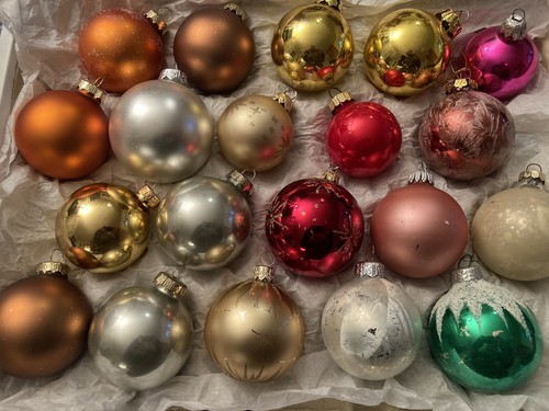 Vintage glass christmas tree - vintage,