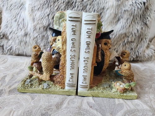Vintage resin teacher - vintage, owl