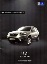 Hyundai Santa Fe 2010-2011 UK Market Sales Brochure 2.2 CRDi Style & Premium