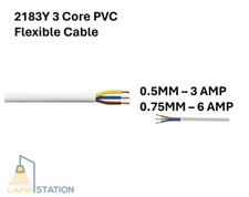 3 Core 0.5mm 0.75mm 3A 6A PVC