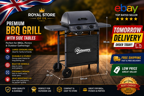 Outsunny burner gas bbq - 2,