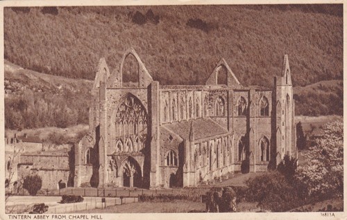 Tintern abbey sepia - abbey.,