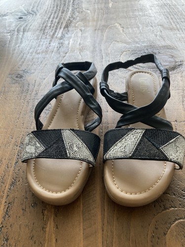Lotus black leather sandals - lotus,