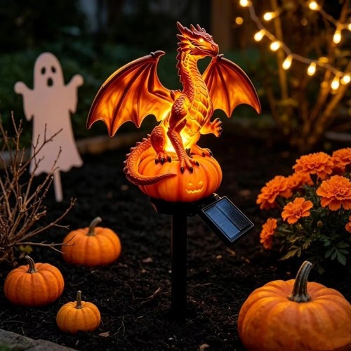 Dragon solar garden light - dragon,