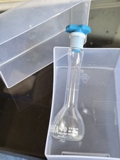 Vintage Science Laboratory Glassware Chemistry Volumetric Flask Beaker