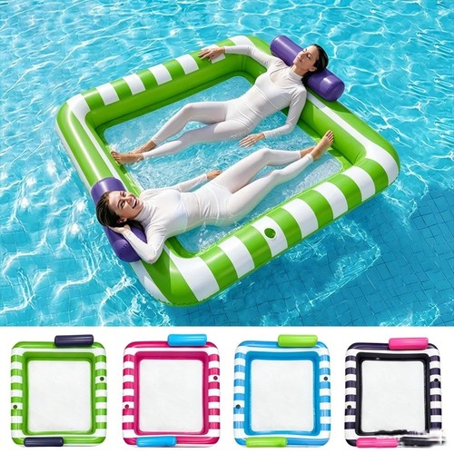 Inflatable double pool float - inflatable,