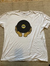 Sub Pop Vinyl LP design T shirt - grunge wear - promo Spotify XL