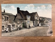 Vintage Postcard, Portland, Chiswell, Old Cottages, 1907