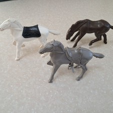 Three vintage 1950s plastic
