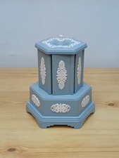 Vintage 1950s Selcol Musical Cigarette Lipstick Carousel Box - FAULTY