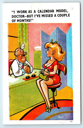Postcard doctor model - postcard,