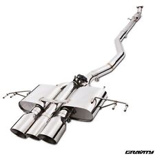 3" VALVED CAT BACK STAINLESS