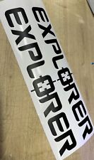 EXPLORER Self Build Camper Motorhome Roof Box Caravan Van Vinyl Decal Stickers