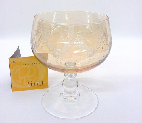 Hand engraved amber glass - engraved,