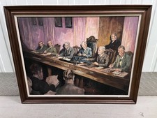 Mid-Century Oil Painting 1955