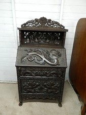 Antique Chinese Dragon Carved