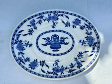 Antique Minton Delft Blue oval