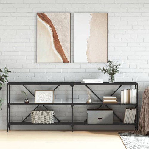 Vidaxl console table black - console,