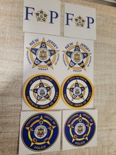 HUGE F.O.P.  POLICE UV DECALS