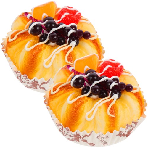 2pcs fake cake adornment - cake,