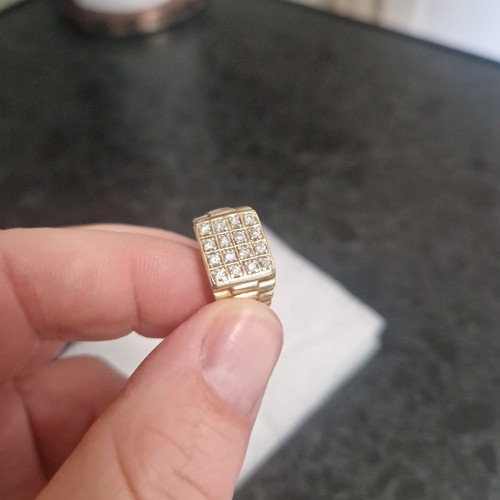 Mens 9ct gold and - mens,