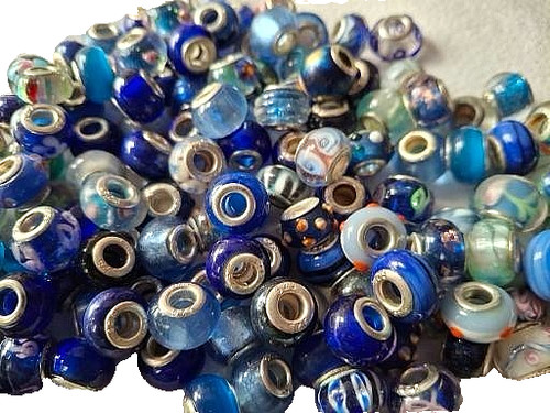 Blue mixed coloured - 20,