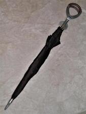 Antique Asprey London 'Bijou Re-Stick' Fold Out Leather Shooting Seat & Umbrella