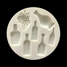 Wine Bottle Silicone Fondant