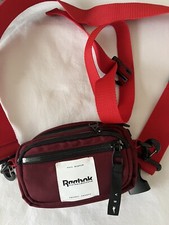 LTD Edition Reebok Victoria Beckham crossover or belt bag in red burgundy