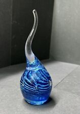 Signed Art Glass Tear Drop