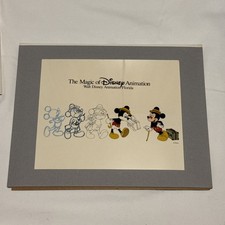 Walt Disney Animation Cel - Mr Mouse takes a trip & Art of Walt Disney book