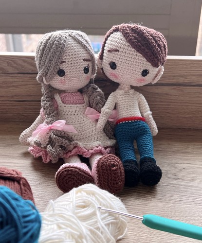 Handmade crochet dolls - handmade,