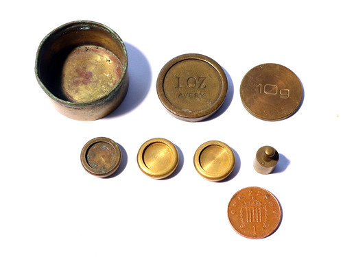 Antique brass apothecary - 7,