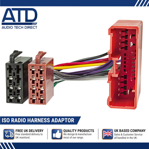 Iso radio adaptor for mazda - iso,