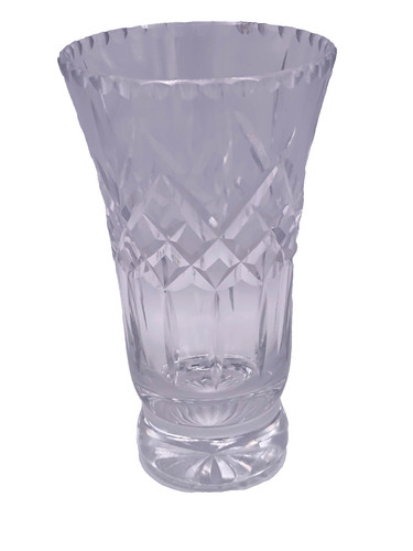Thomas webb crystal - bud, vase
